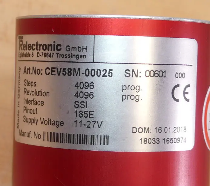 Produktfoto 1 von TR Electronic Drehgeber CEV58M CEV58M-00025
