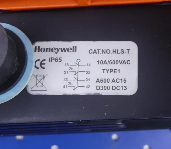 Produktfoto 1 von Honeywell A600 AC15 Q300 DC13 Fussschalter