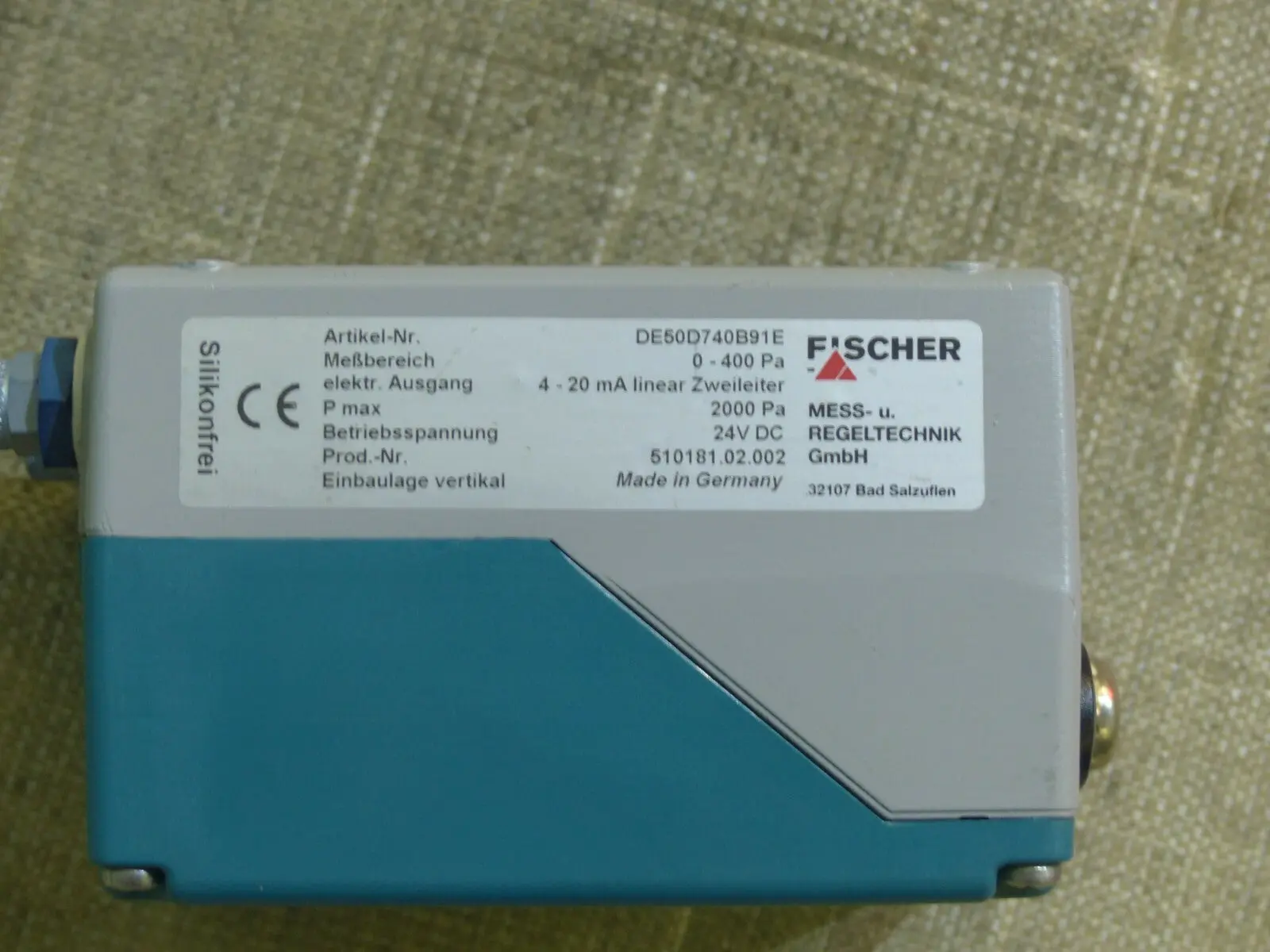 Produktfoto 1 von Fischer Mess- und Regeltechnik DE50D740B91E