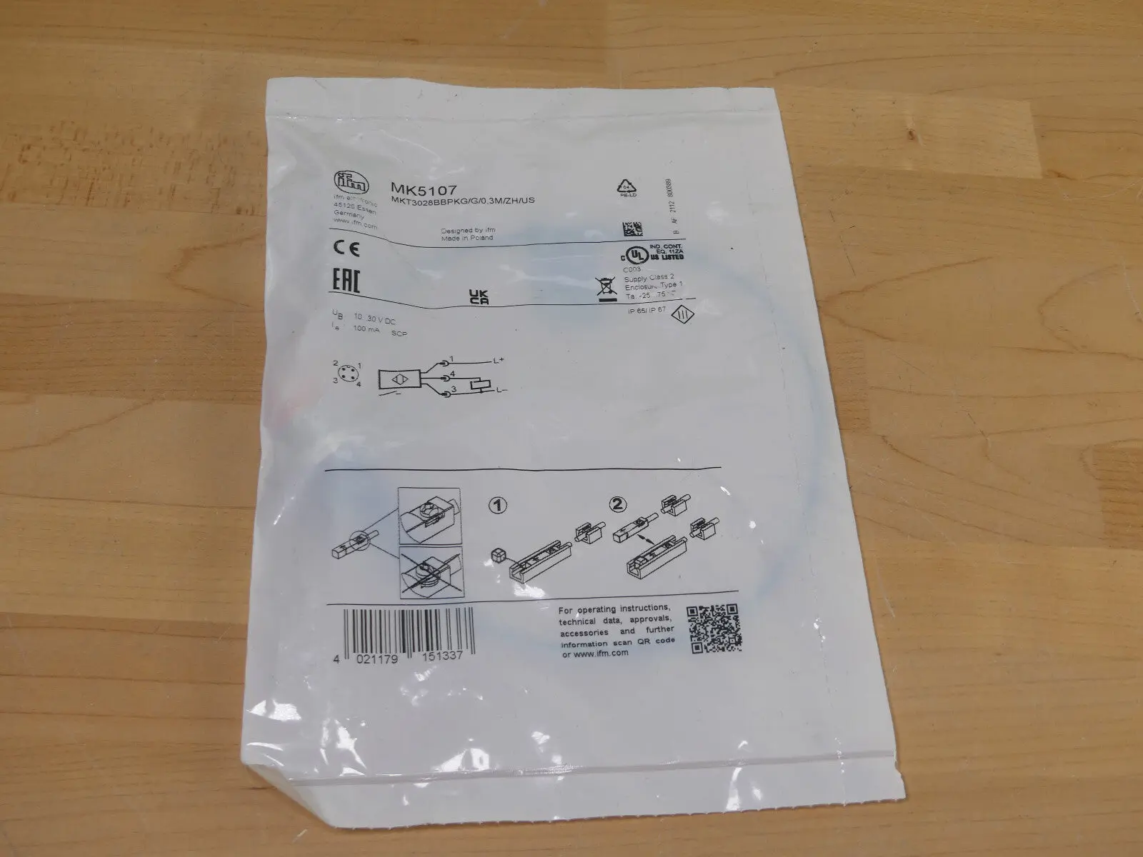 Produktfoto 1 von IFM MK5107 MKT3028BBPKG/G/0