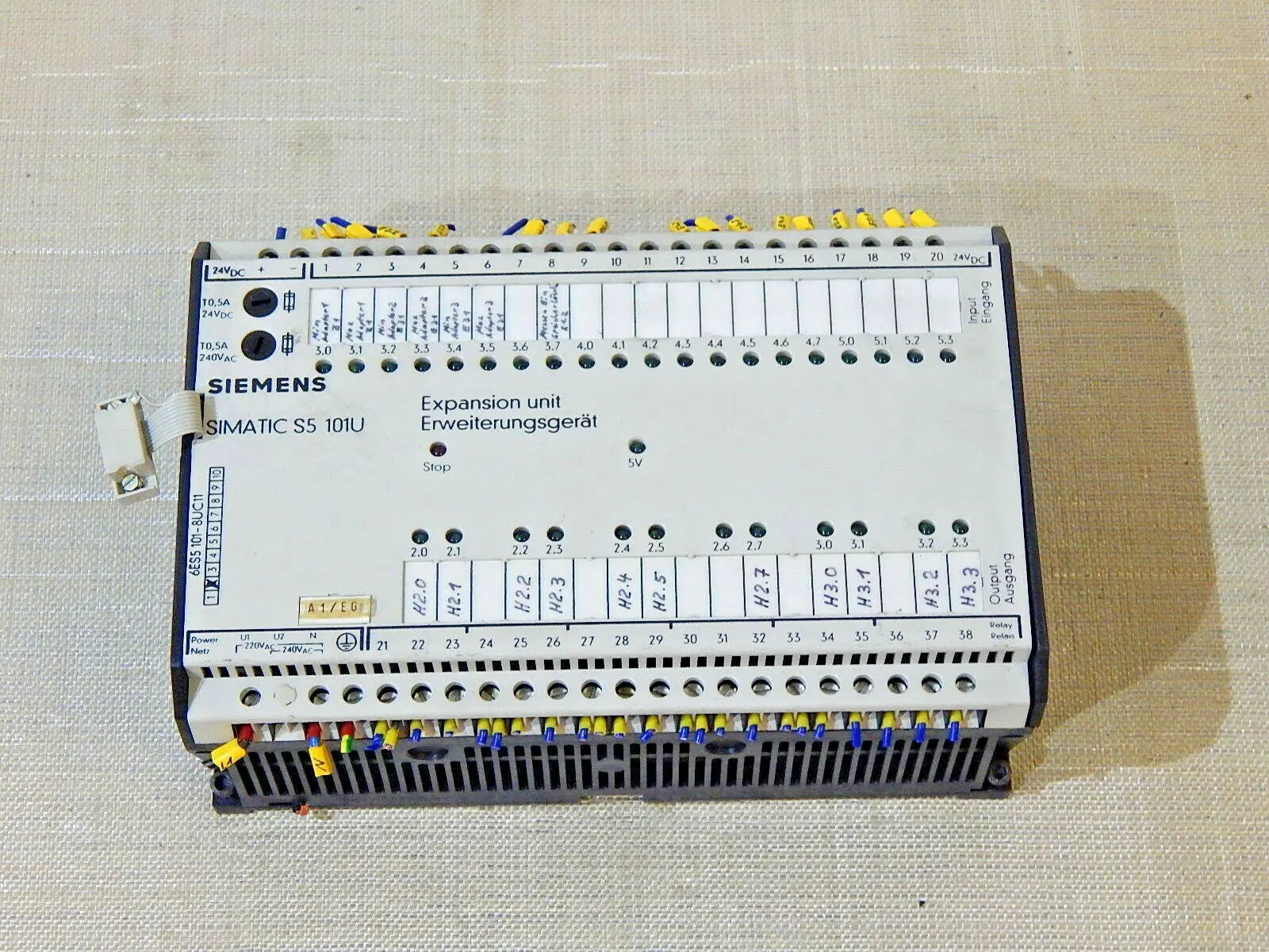 Produktfoto 1 von Siemens 6ES5 101-8UC11 Simatic S5-101U Erweiterungsgerät 6ES5101-8UC11 E-Stand 2