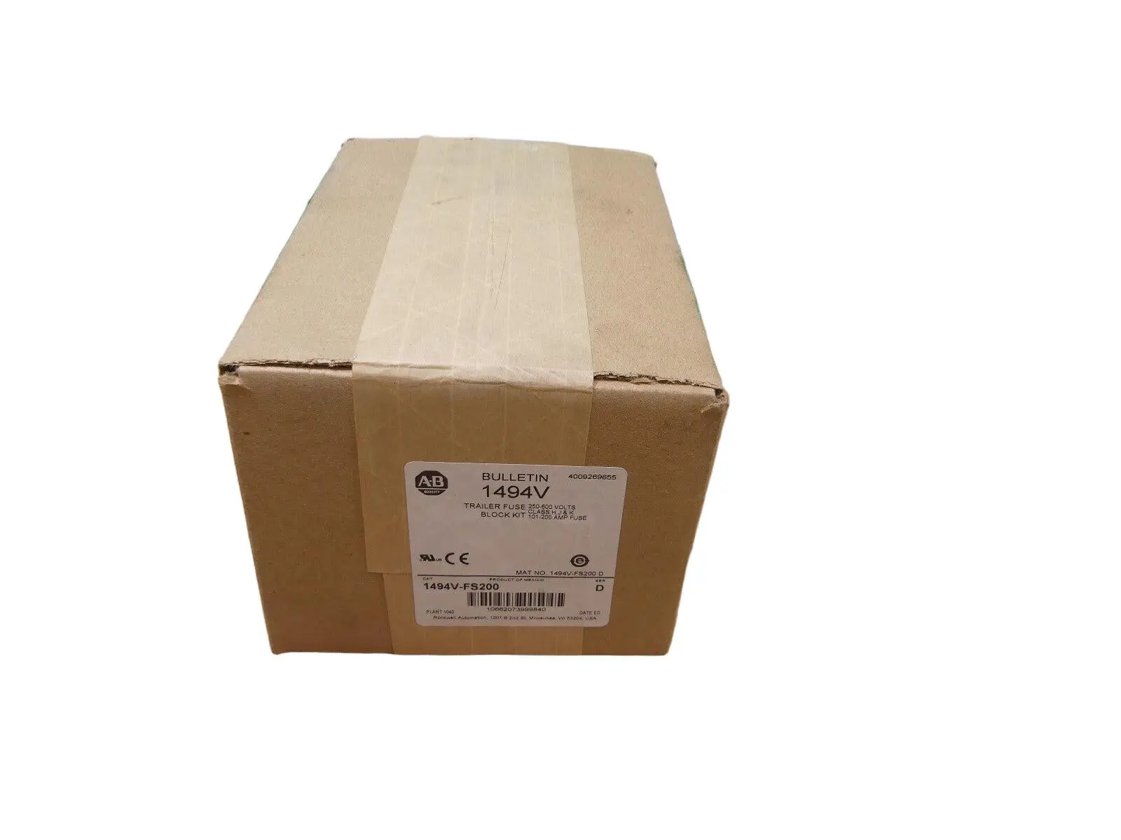 Allen Bradley 1494V-FS200 Sicherungsblock