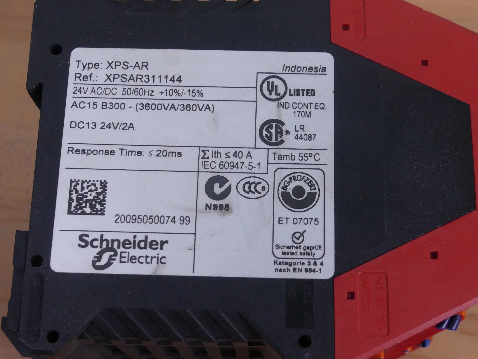 Produktfoto 1 von Schneider Electric Sicherheitsbaustein XPS-AR   XPSAR311144 Safety Relay
