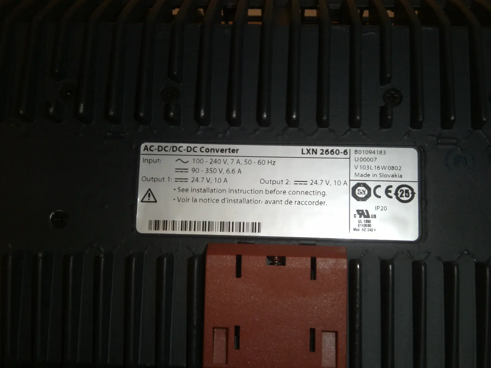 Produktfoto 1 von POWER ONE AC-DC/DC-DC Converter LXN 2660-6