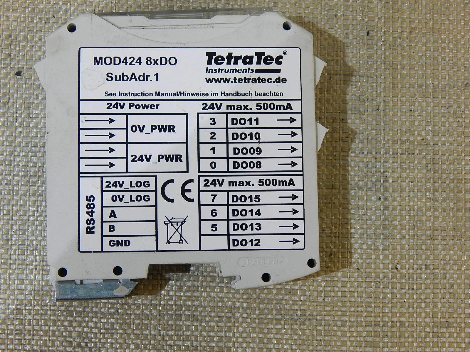 Teratec  MOD432 8xDO TETRATEC  Used  siehe Bilder