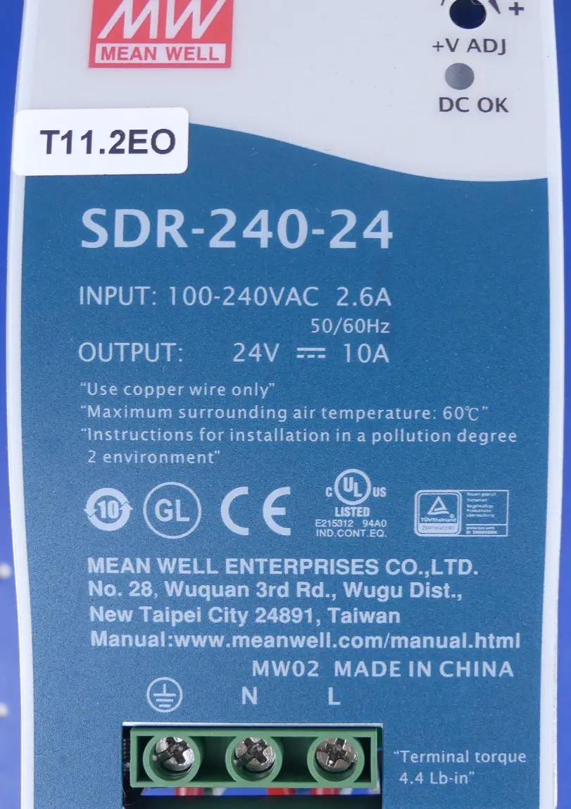 Produktfoto 1 von MW Mean Well DR-240-24 Stromversorgung DR 240 24