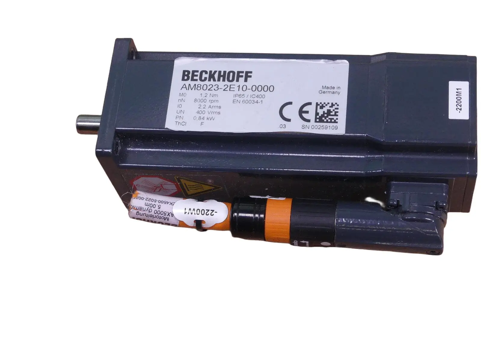 Produktfoto 1 von Beckhoff AM8023-2E10-0000  Servomotor  s.Bilder