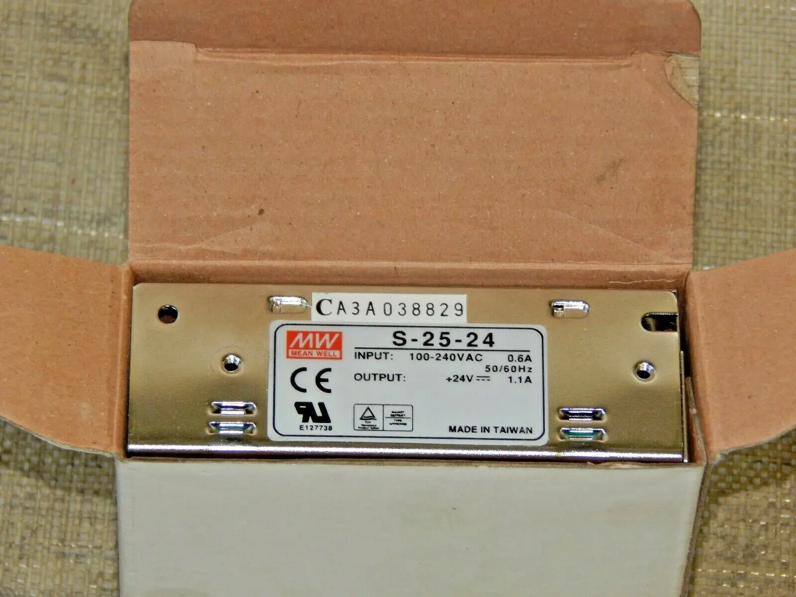 Produktfoto 1 von WM  Mean Well S-25-24 Schaltnetzteil New