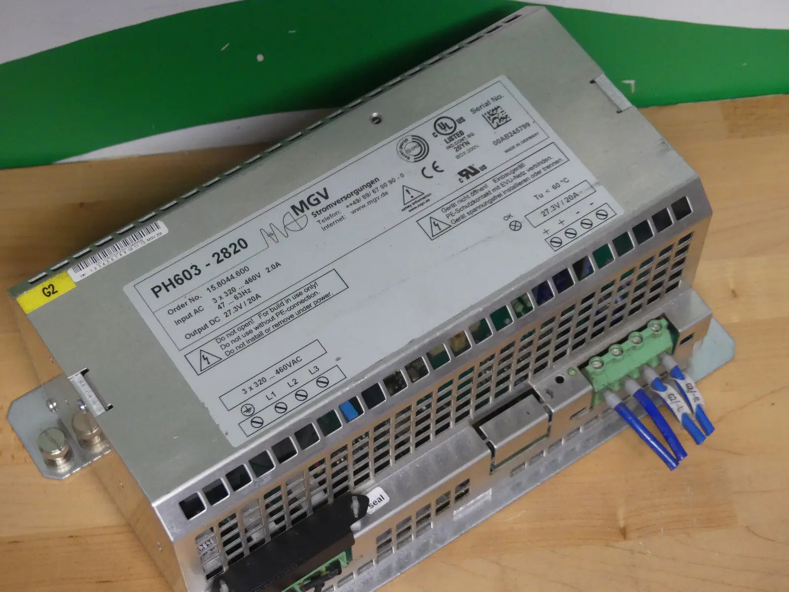 Produktfoto 1 von MGV Stromversorgungen PH603-2820