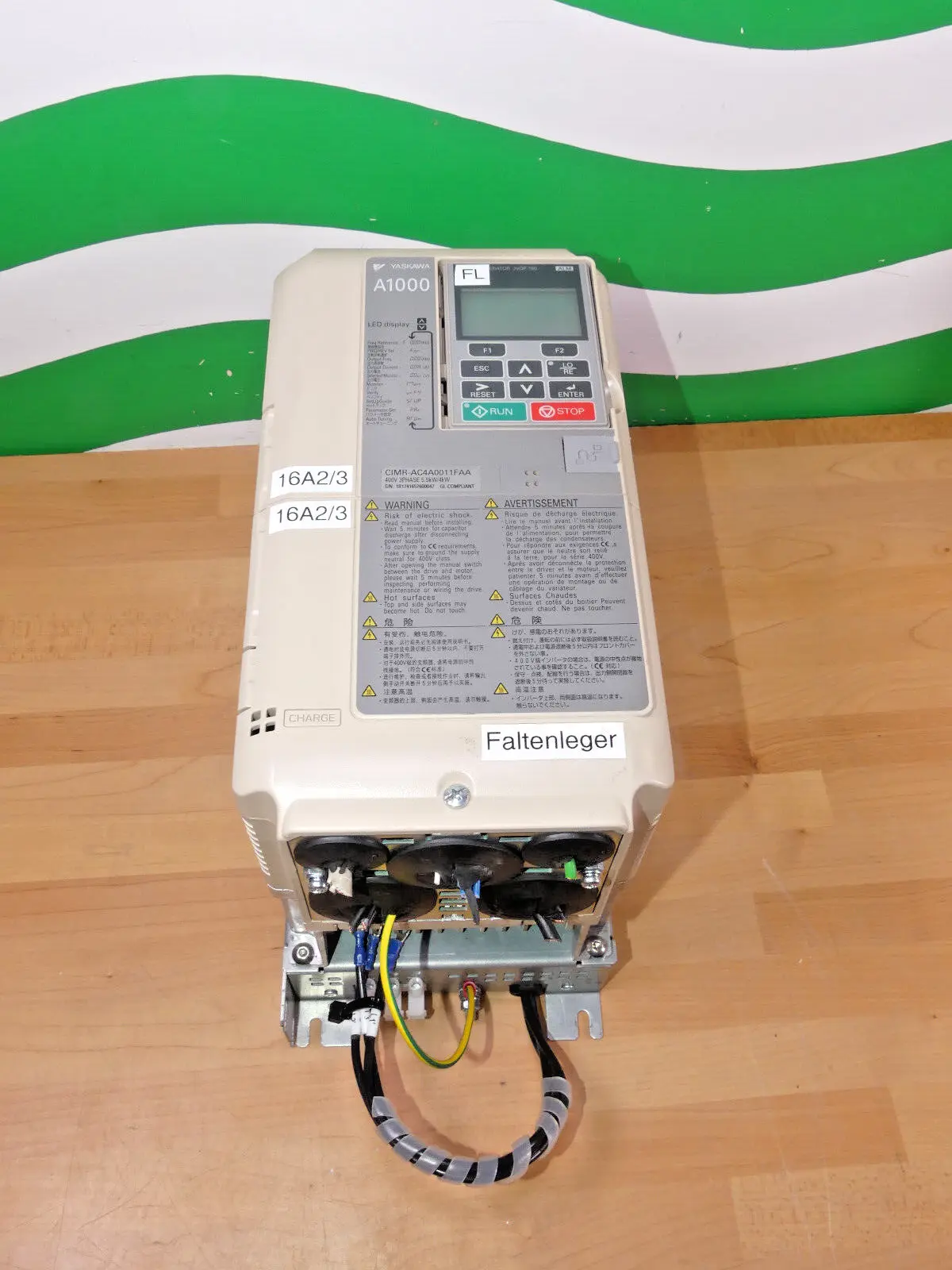 Produktfoto 1 von YASKAWA 1000  CIMR-AC4A0011FAA