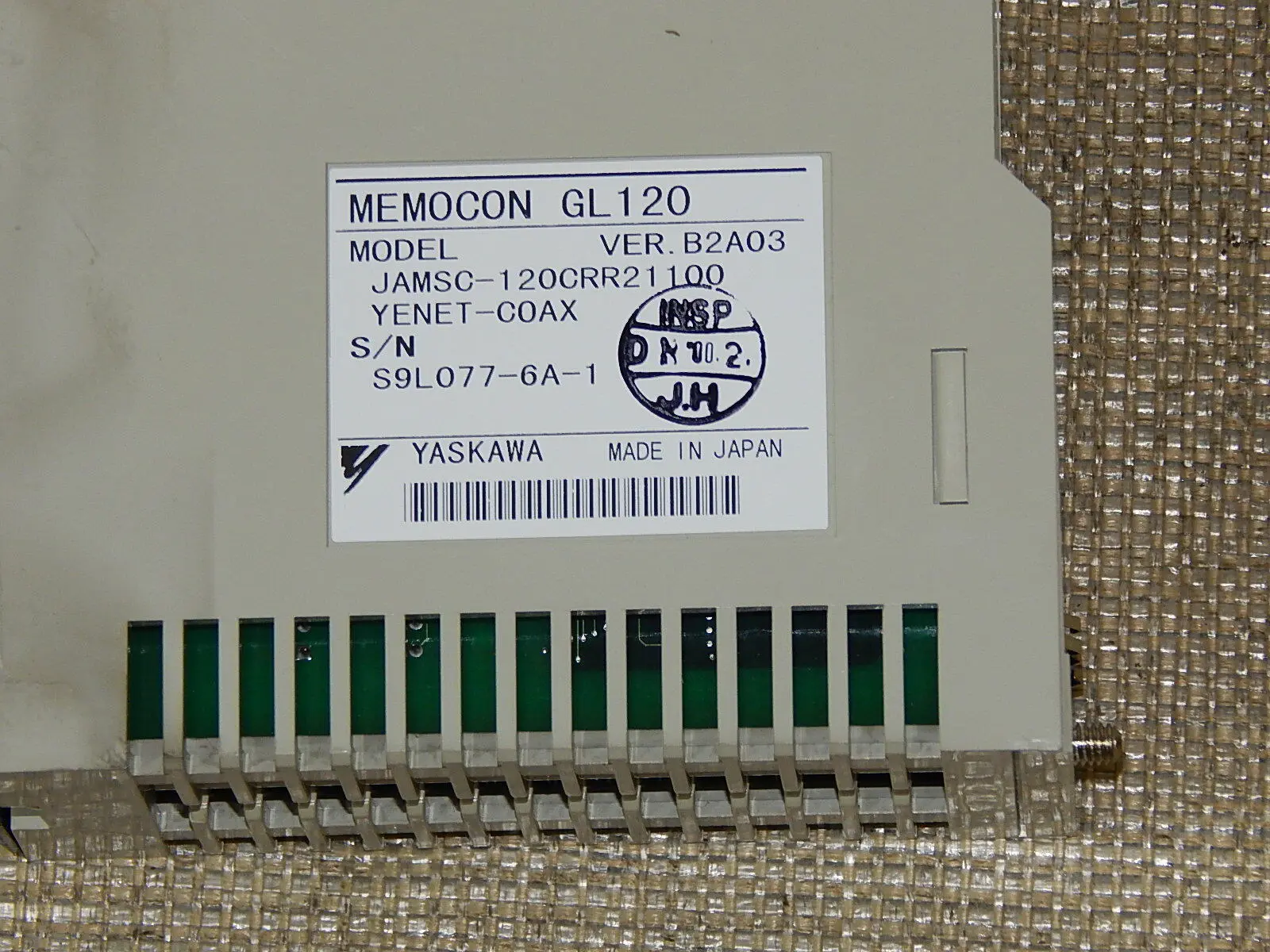 Produktfoto 1 von Yaskawa Modul  Memocon GL120  VER.B2A03  JAMSC-120CRR21100  used