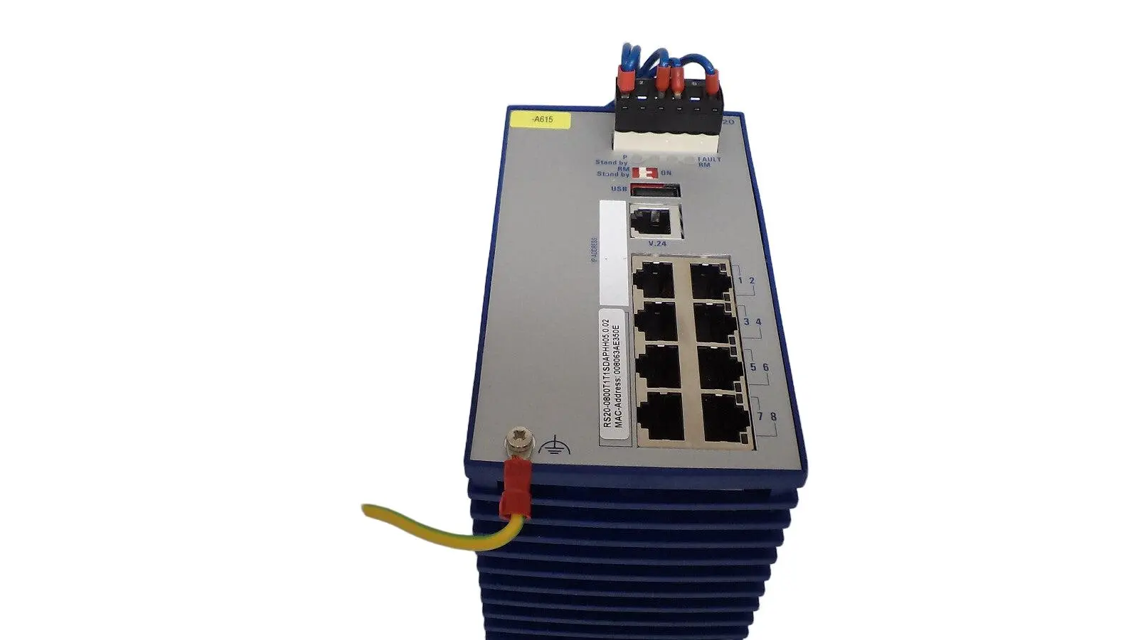 Produktfoto 1 von Hirschmann RS20 Rail Switch RS20-0800T1T1SDAPHH05.0.02