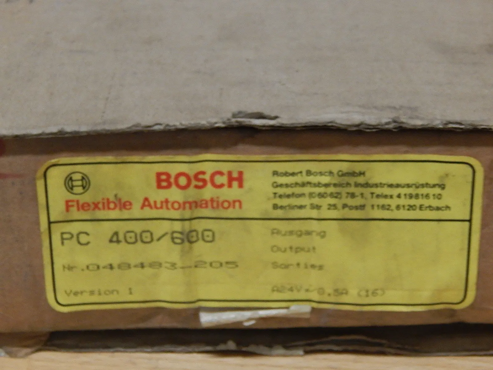 Produktfoto 1 von Bosch PC 400/600 048483-205 - in OVP New
