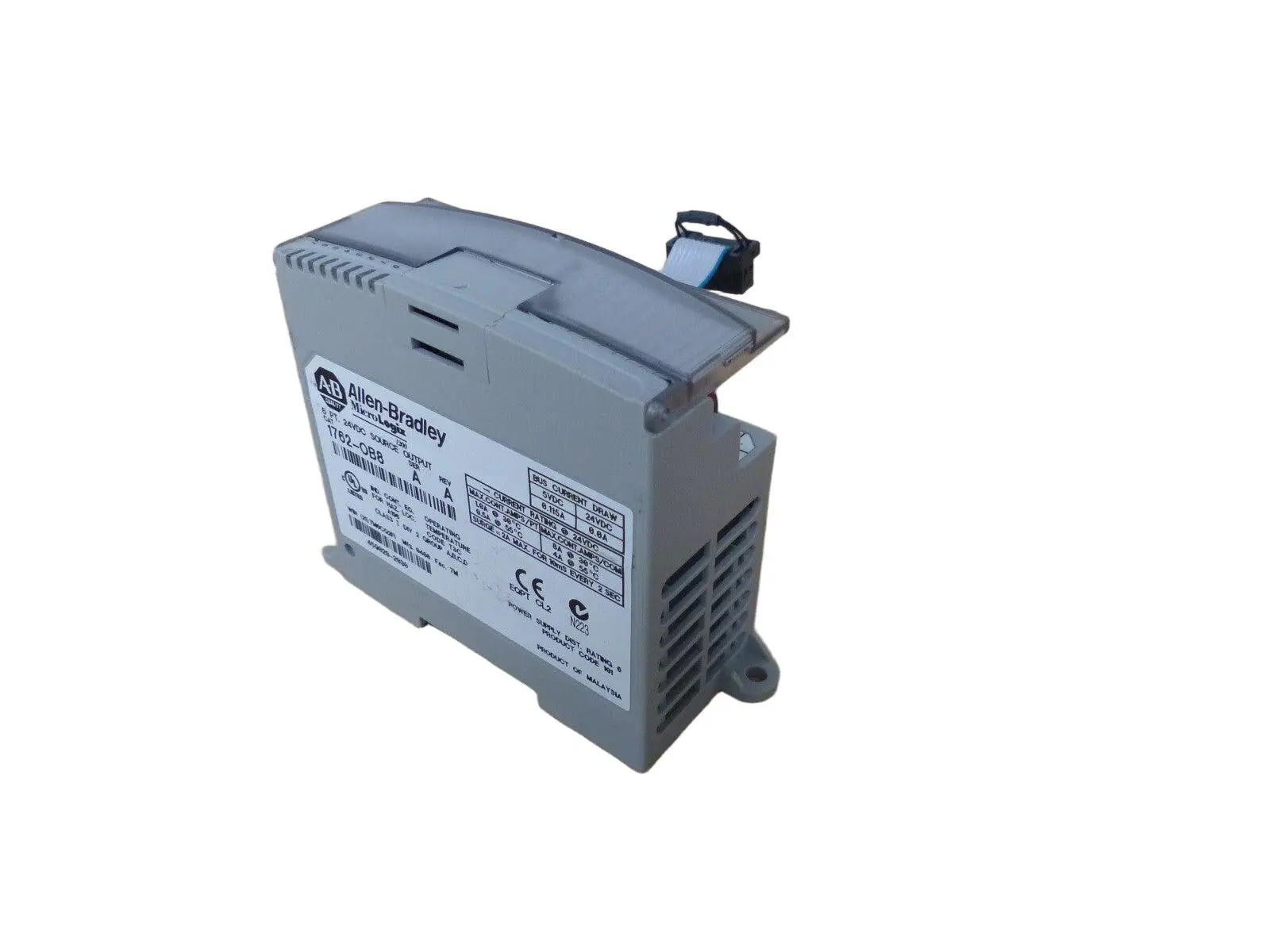 Produktfoto 1 von ALLEN-BRADLEY MICRO LOGIX 8 PT. 24 VDC SOURCE OUTPUT 1762-OB8 A A