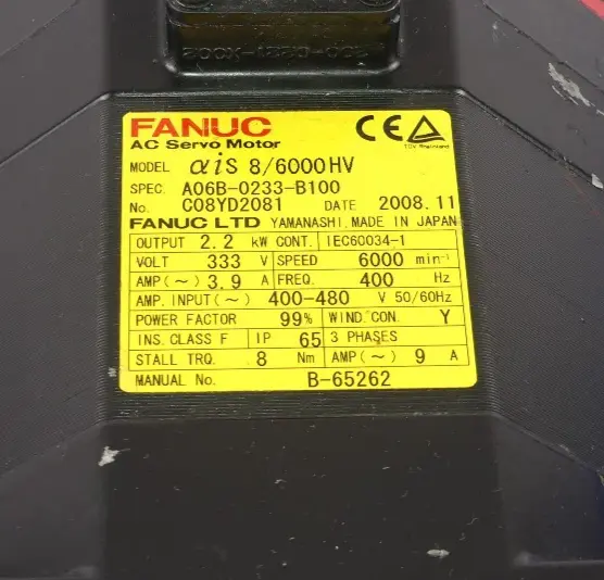 Produktfoto 1 von FANUC ais 8/600HV A06B-0233-B100