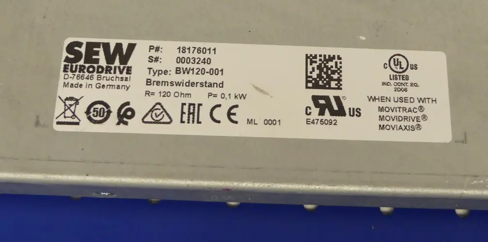 Produktfoto 1 von SEW BW120-001 BERMSWIDERSTAND