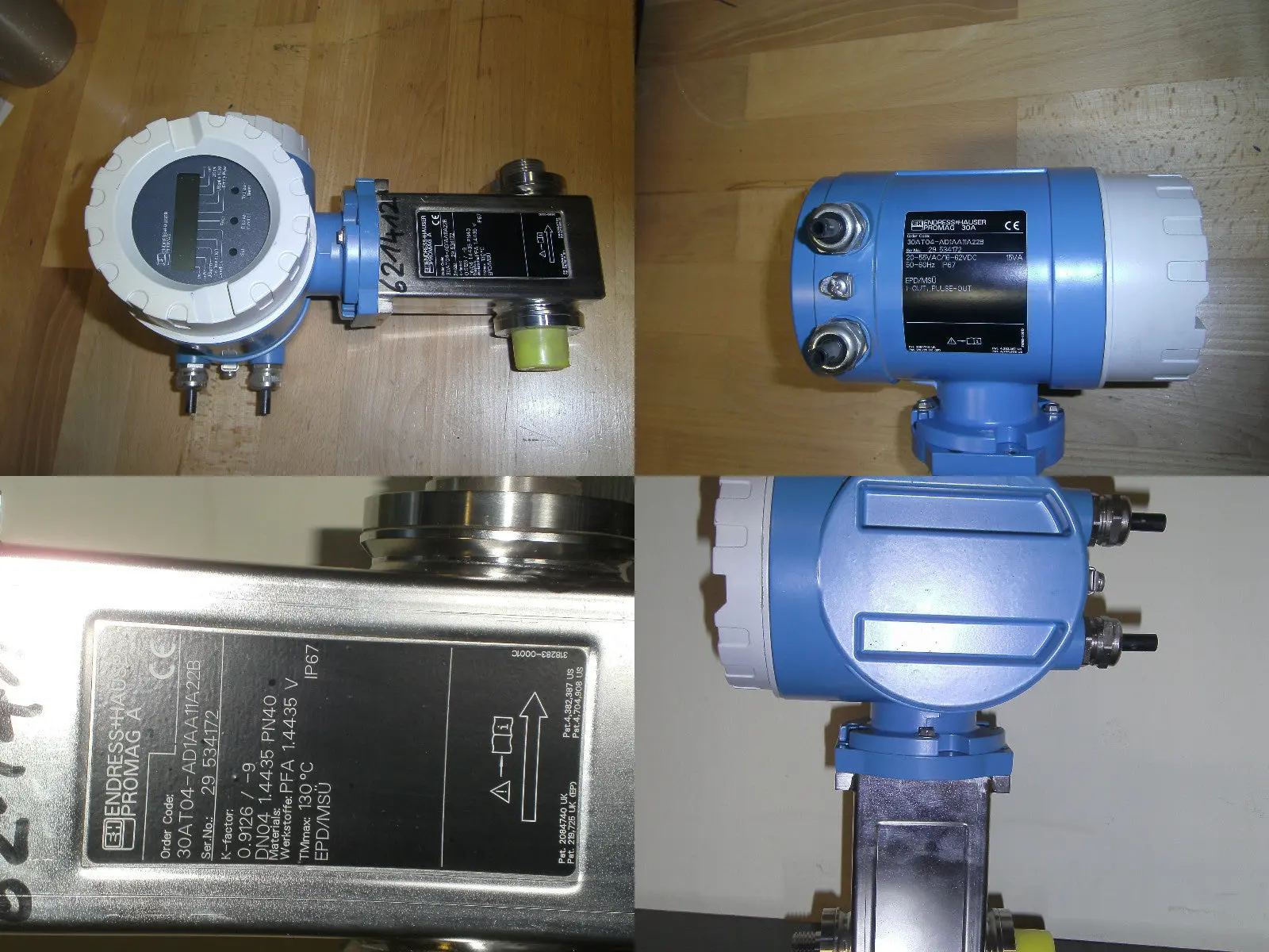 Produktfoto 1 von ENDRESS+HAUSER Durchflussmesser PROMAG 30A Typ.30AT04-AD1AA11A22B Neu