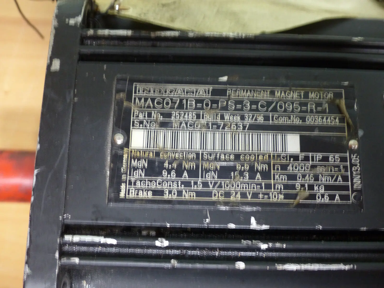 Produktfoto 1 von indramat mac071b-0-ps-3-c/095-r-1 used