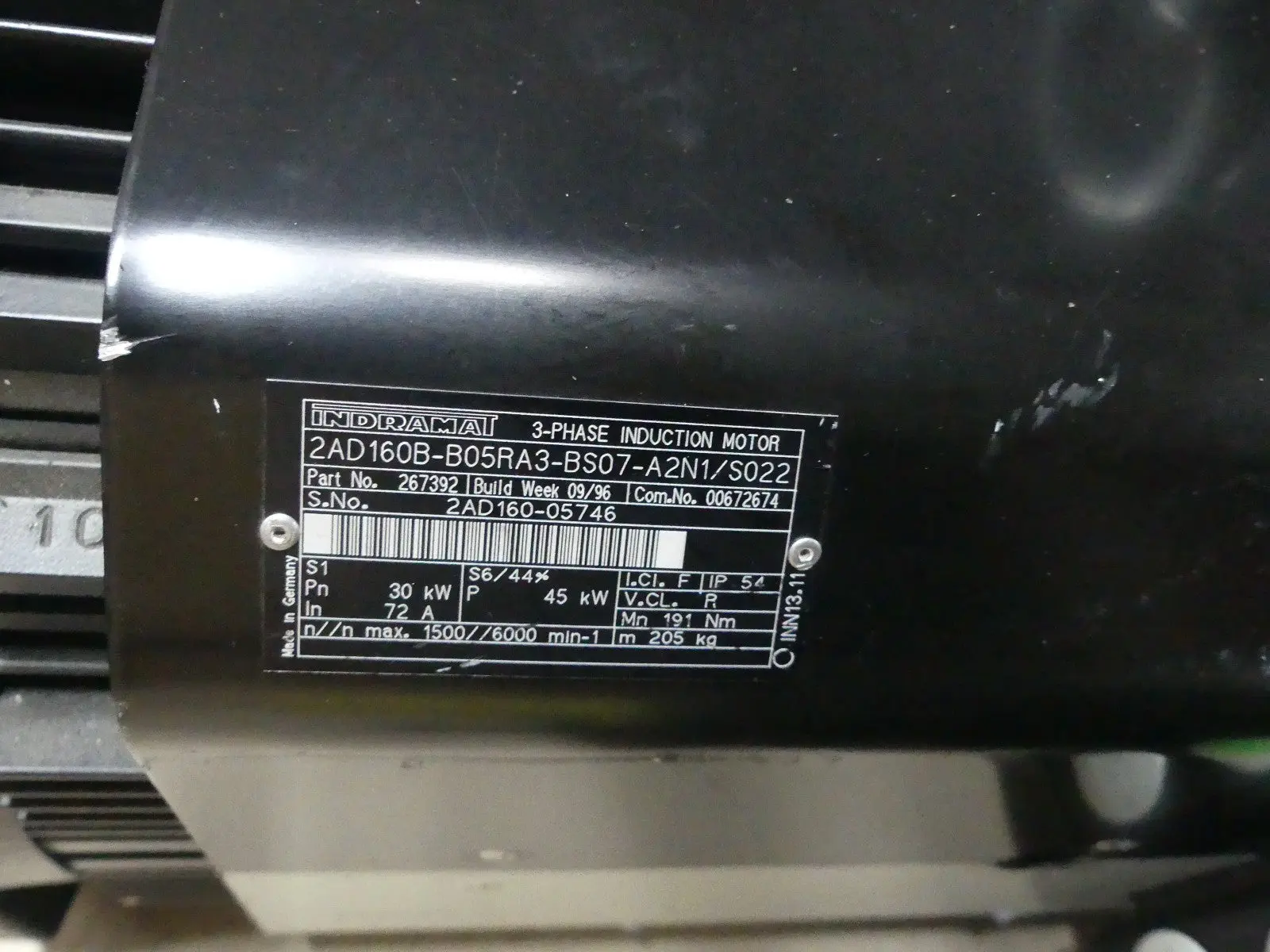 Produktfoto 1 von REXROTH 2AD160B-B05RA3-BS07-A2N1/S022 Unbenutzt