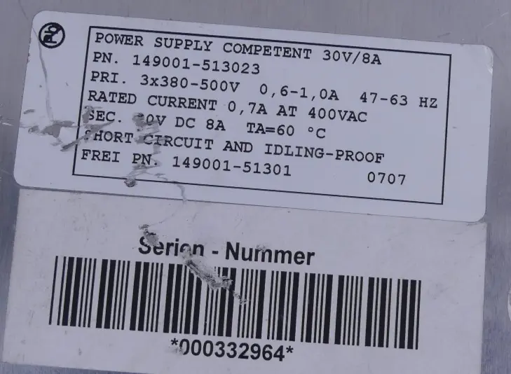 Produktfoto 1 von Bihl+Wiedemann BW1676 Power Supply