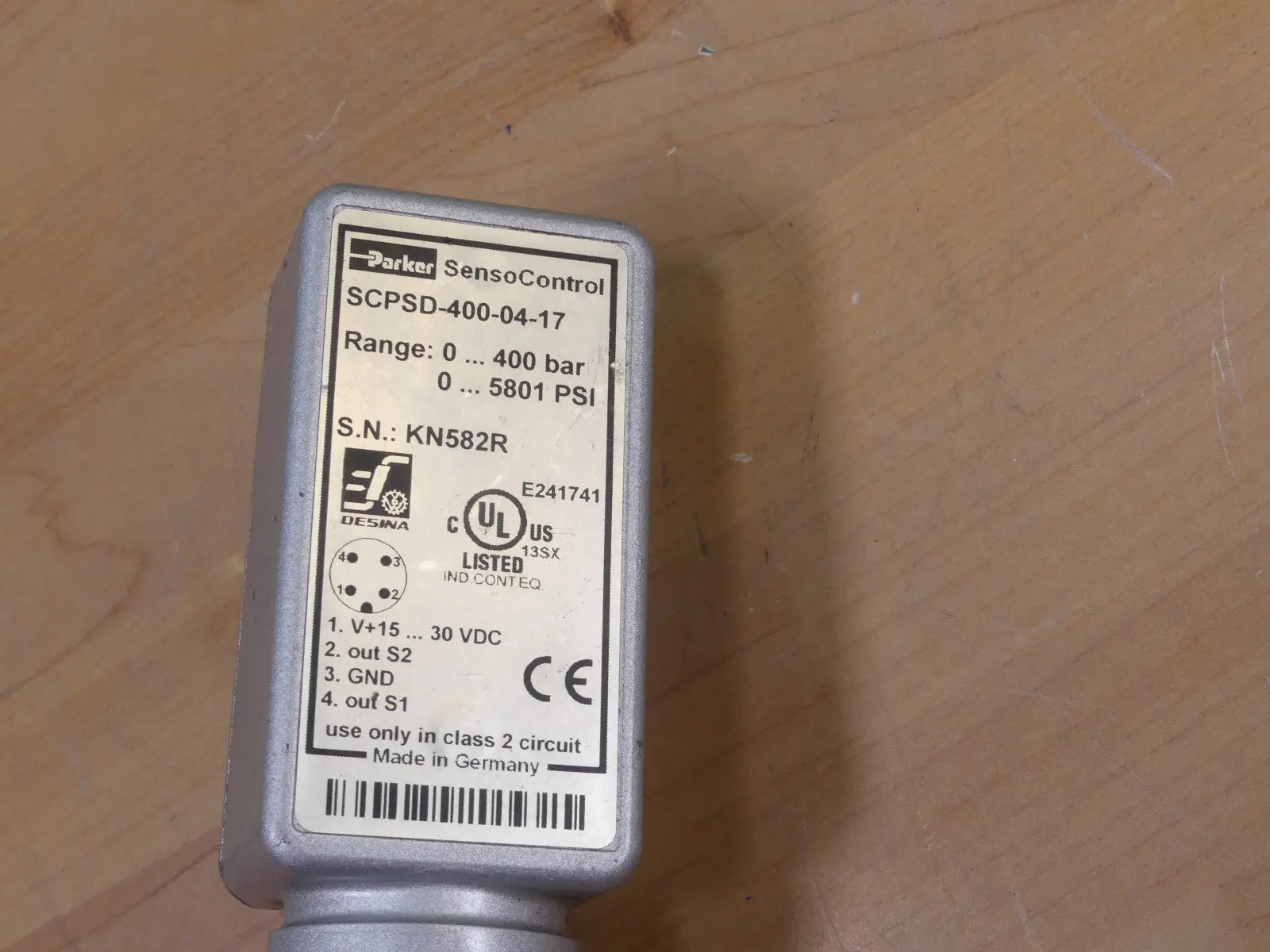 Produktfoto 1 von Parker Senso control  SCPSD-400-04-17