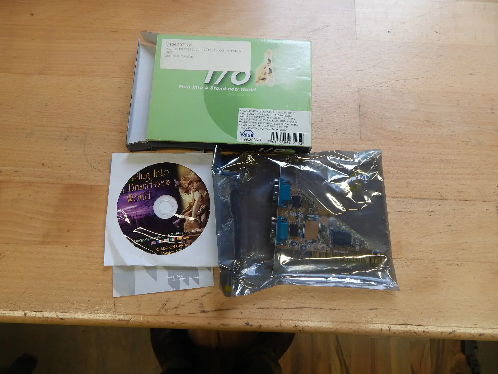 Produktfoto 1 von PCI SCHNITTSTELLENKARTE 2xCom  9-POLIG
