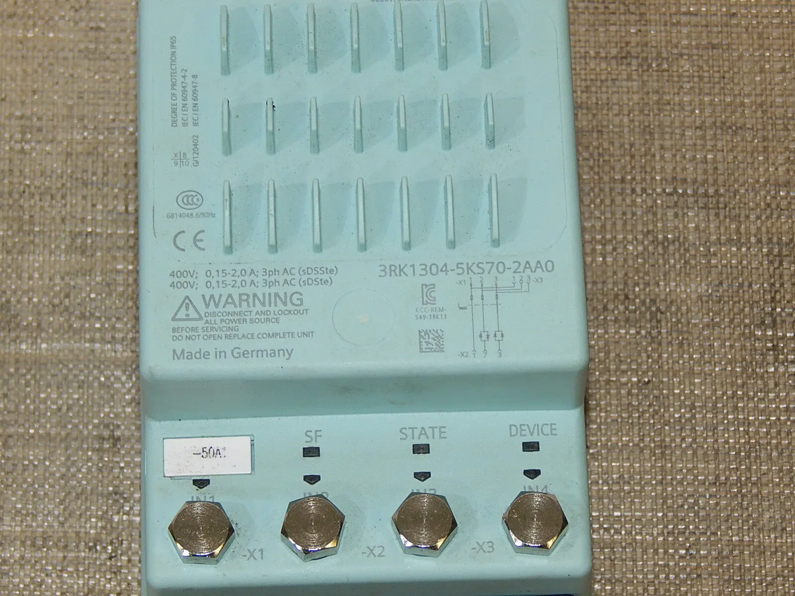 Produktfoto 1 von Siemens Direktstarter 3RK1304-5KS70-2AA0  used