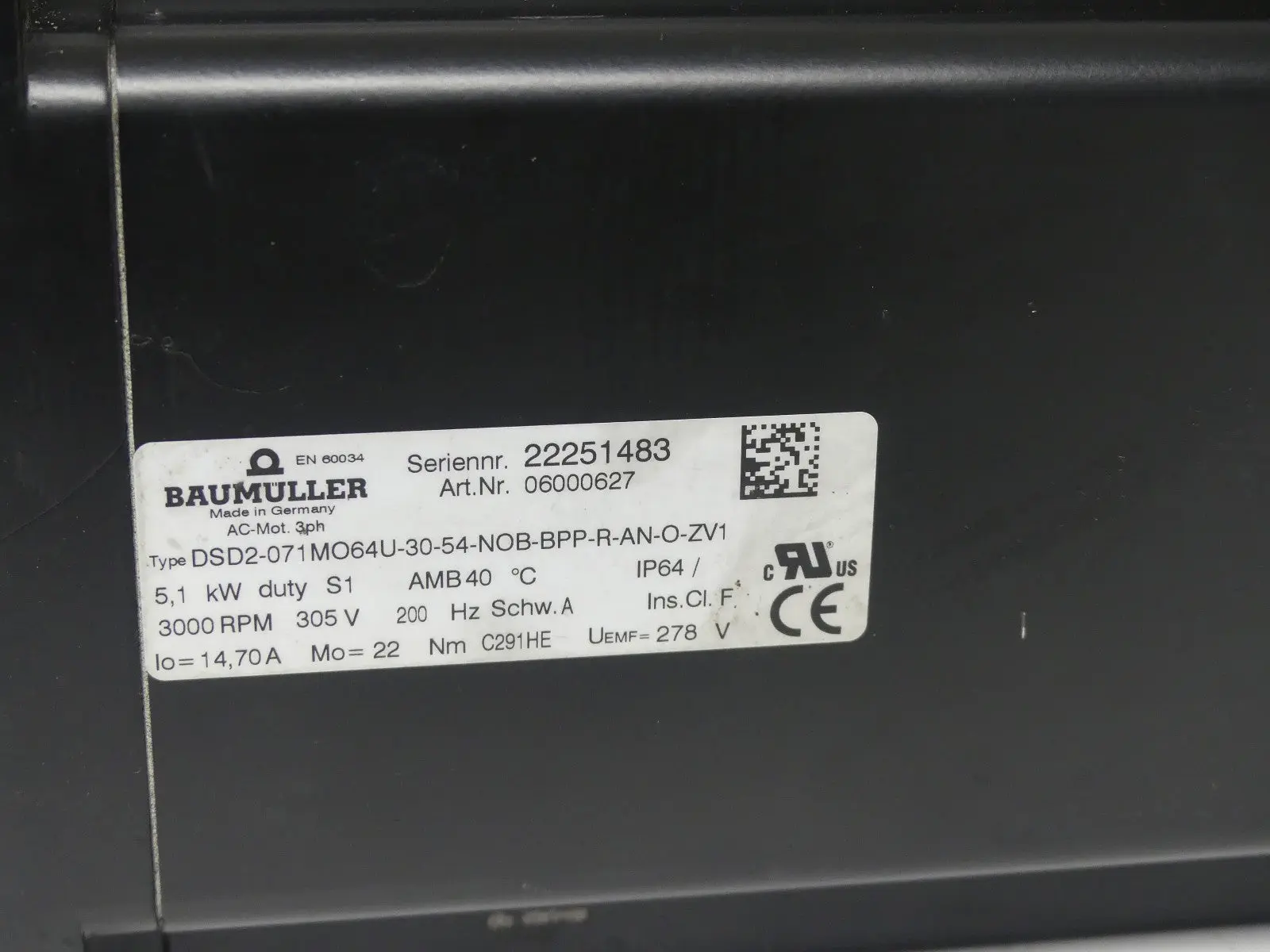 Produktfoto 1 von BAUMULLER DSD2-071MO64U-30-54-NOB-BPP-R-AN-O-ZV1