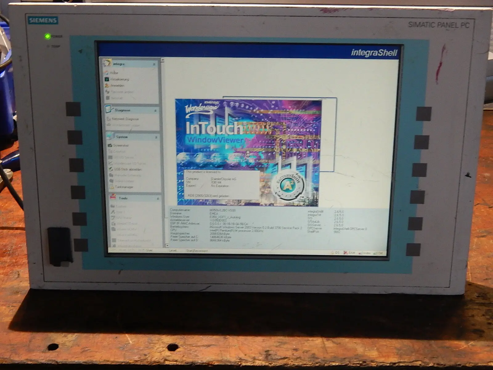 Produktfoto 1 von Siemens  Simatic Panel PC 677 // 6AV7462-0AC30-0BK0  leicht gekratz s.Bilder