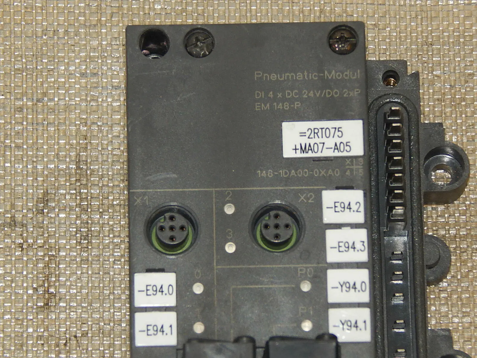 Produktfoto 1 von Siemens Simatic DP PneumatikModul EM148-P für ET200X 6ES7148-1DA00-0XA0 E:2