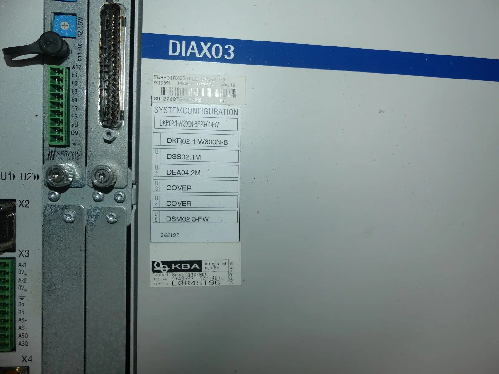 Produktfoto 1 von REXROTH DKR02.1-W300N-BE23-01-FW