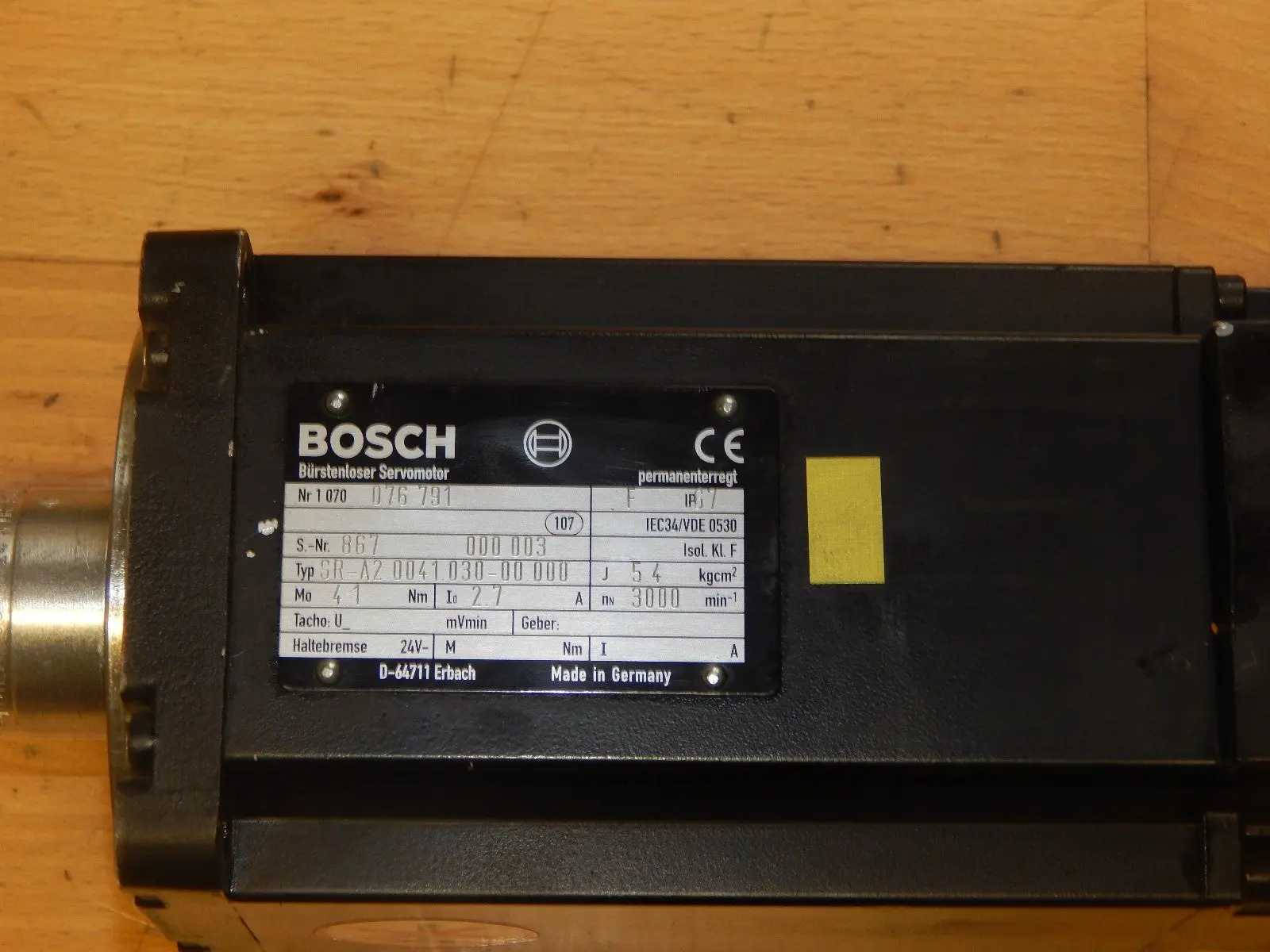 Produktfoto 1 von BOSCH bürstenloser Servomotor SR-A2 0041.030-00.000