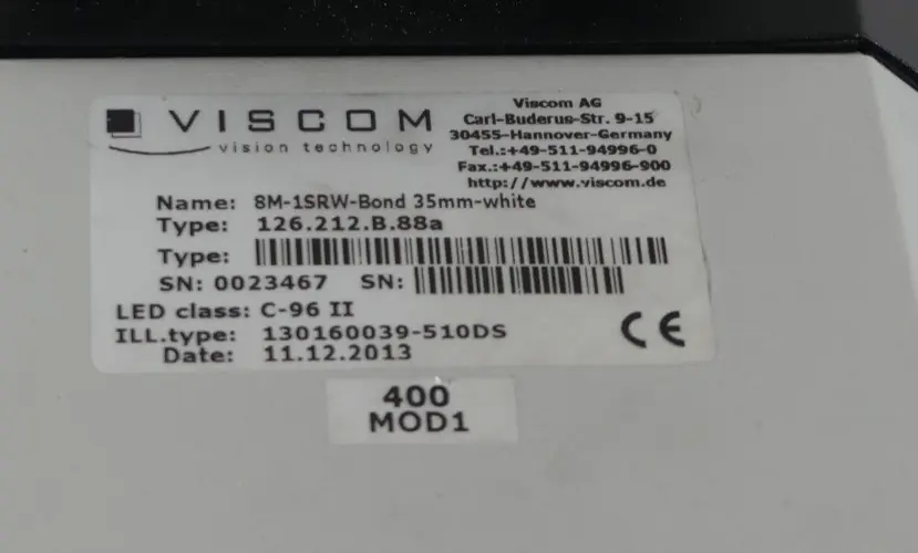 Produktfoto 1 von VISCOM 126.212.B.88A