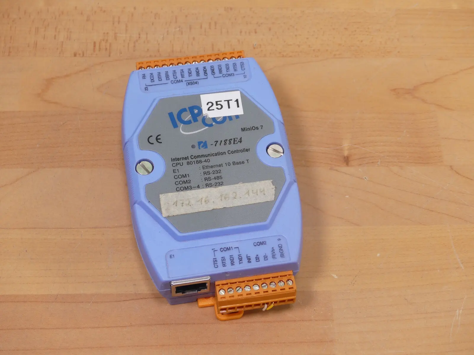 Produktfoto 1 von ICP CON i-7188E4  CPU 80188-40    CPU80188-40