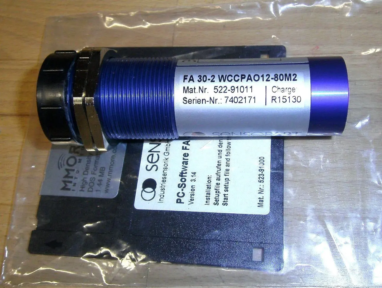 Produktfoto 1 von Sensopart FM 30-2 WCCPAO12-80M2  mit PC-Software Version 3.14 neu