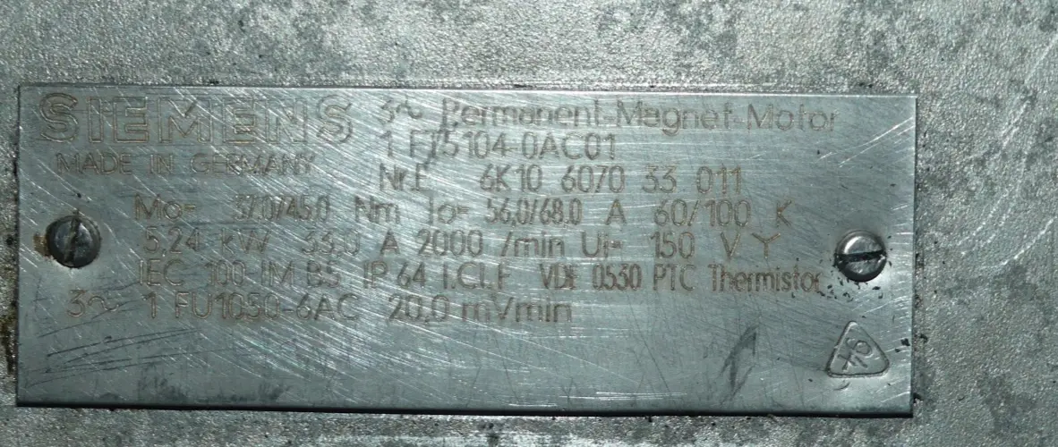 Produktfoto 1 von SIEMENS 1FT5104-0AC01