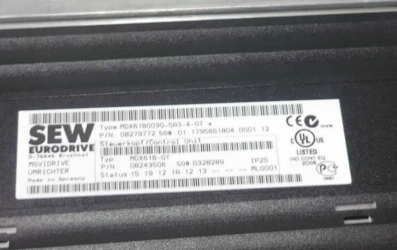 Produktfoto 1 von SEW MDX61B0030-5A3-4-0T+dfp21b+der11b