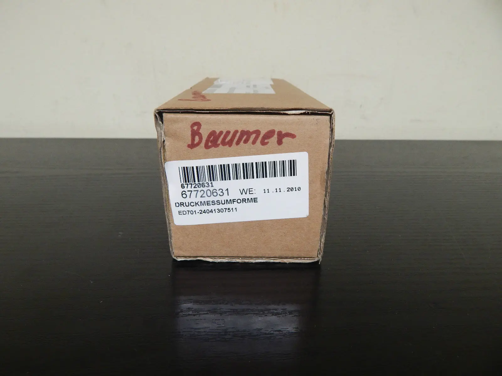 Baumer Druckmessumformer ED 701 240.413.075.11