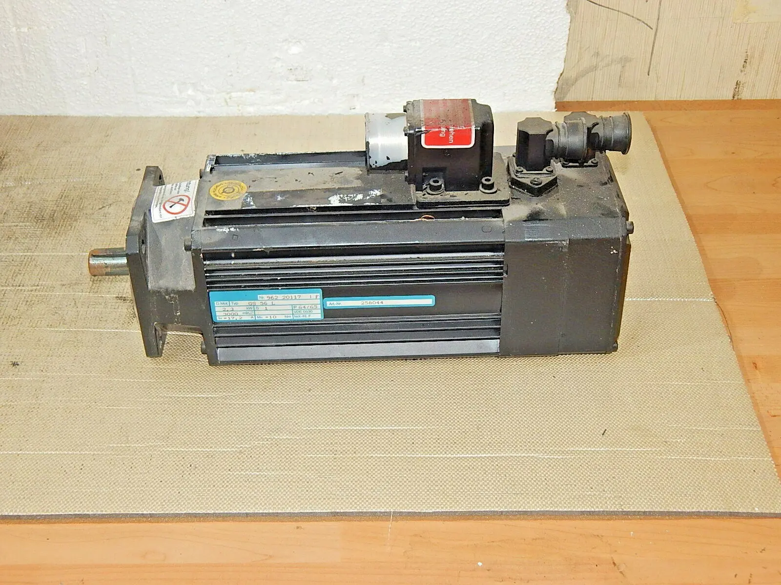 SERVOMOTOR GS56-L // GS 56 L 2,3KW 3000RPM BAUMÜLLER Art-Nr.258044