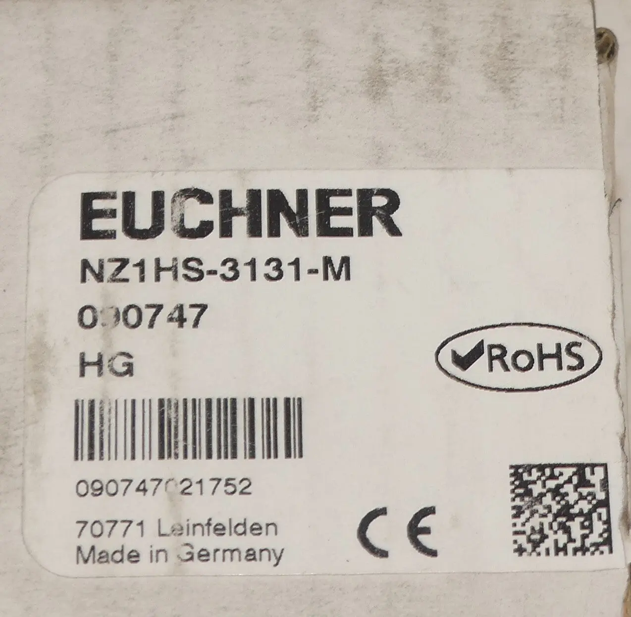 Produktfoto 1 von Euchner NZ1HS-3131-M 090747 Sicherheitsschalter