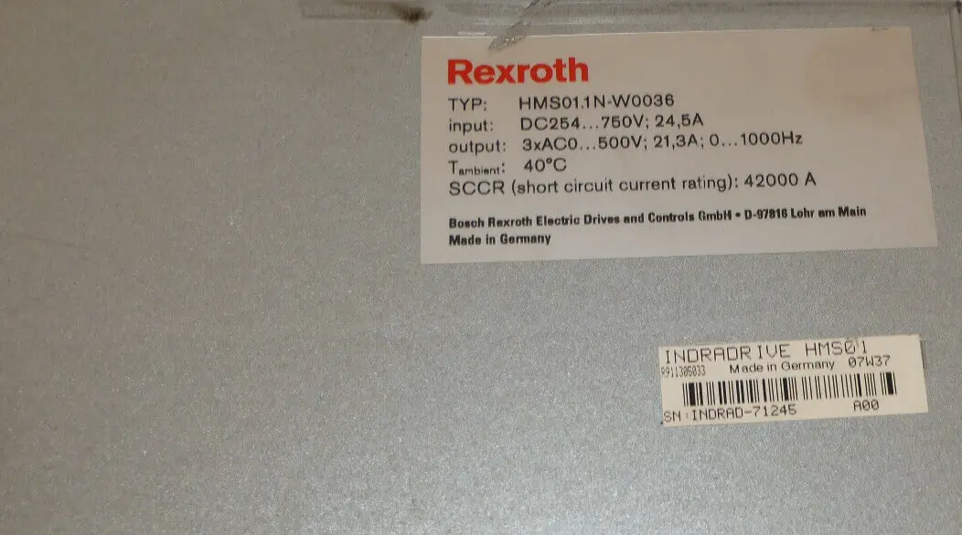 Produktfoto 1 von Rexroth HMS01.1N-W0036-A-07-NNNN
