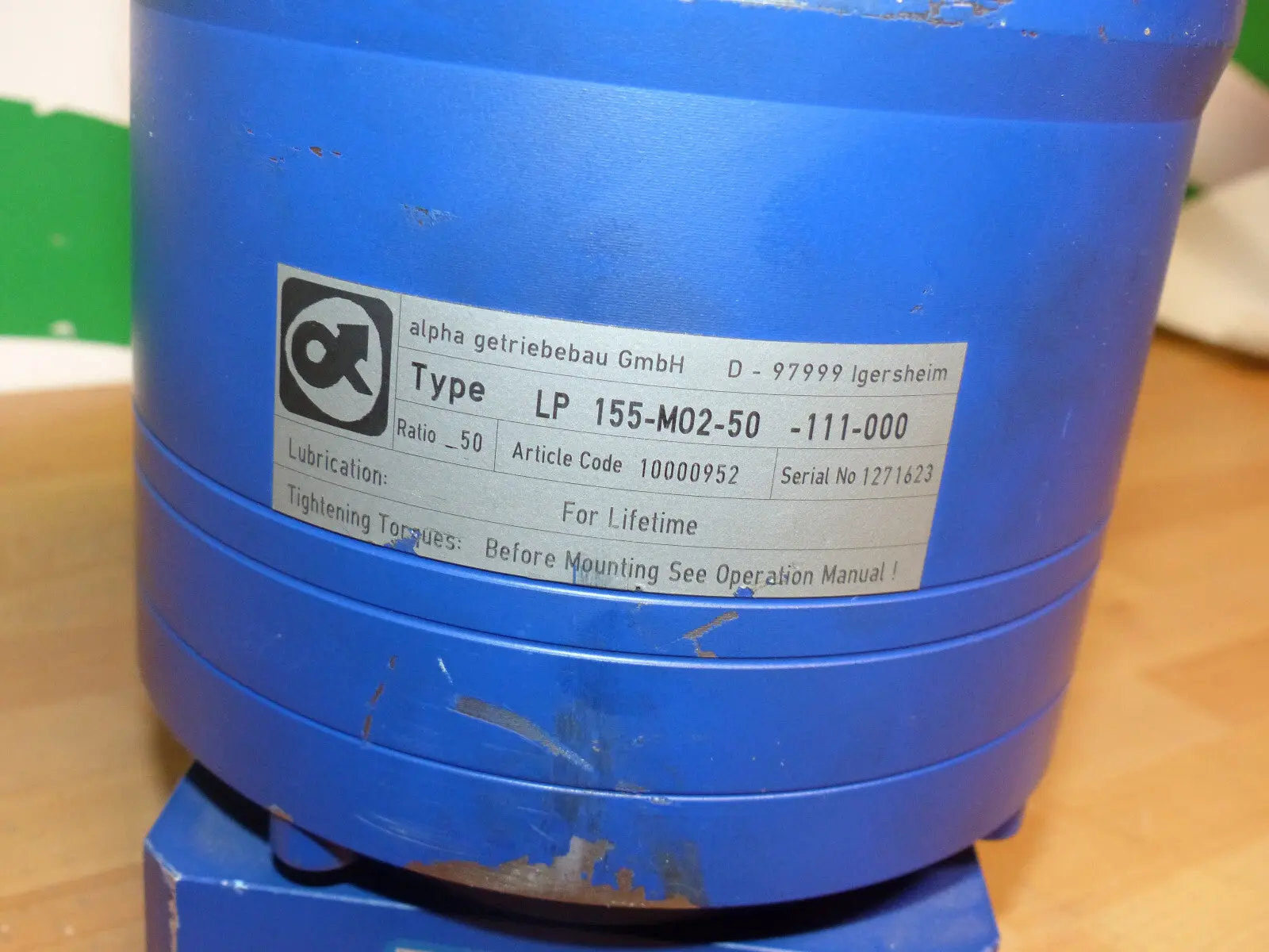 Produktfoto 1 von alpha lp 155-m02-50-111-000 used s.Bilder