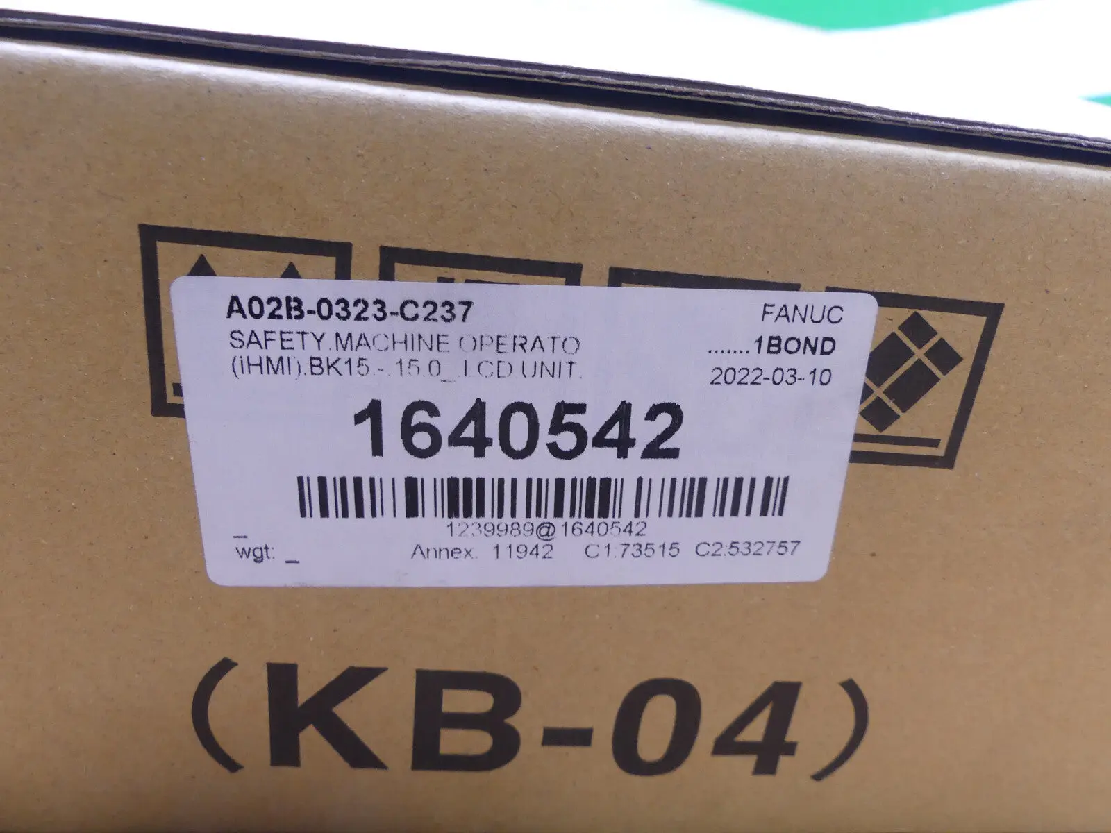 Produktfoto 1 von FANUC A02B-0323-C237  Tastatur