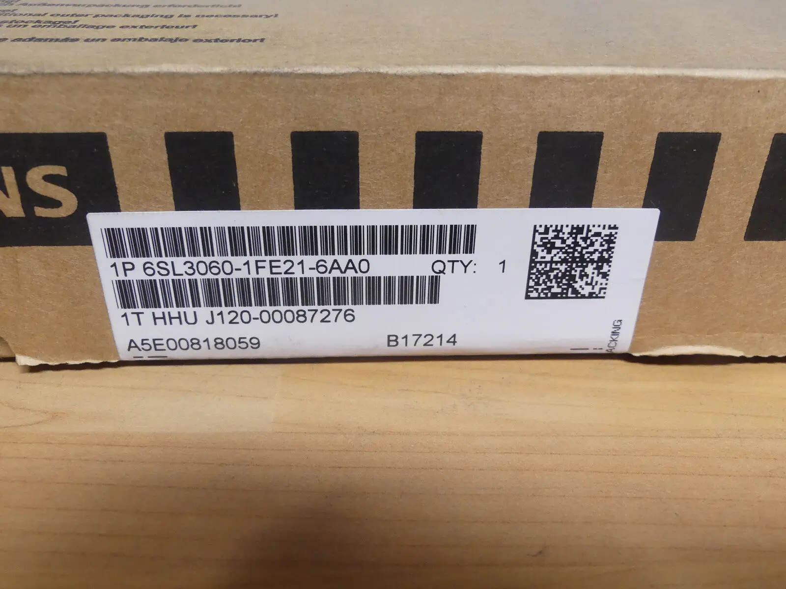 Produktfoto 1 von Siemens 6SL3060-1FE21-6AA0