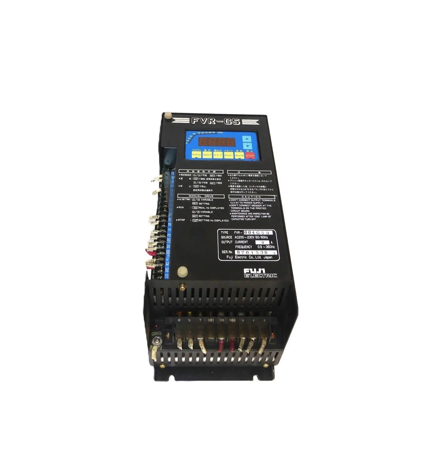 Produktfoto 1 von Fuji Electric FVR-G5 variabler Frequenzantrieb FVR-0 0 4 G 5