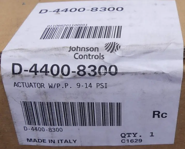 Produktfoto 1 von Johnson Controls D-4400-8300 Actuator