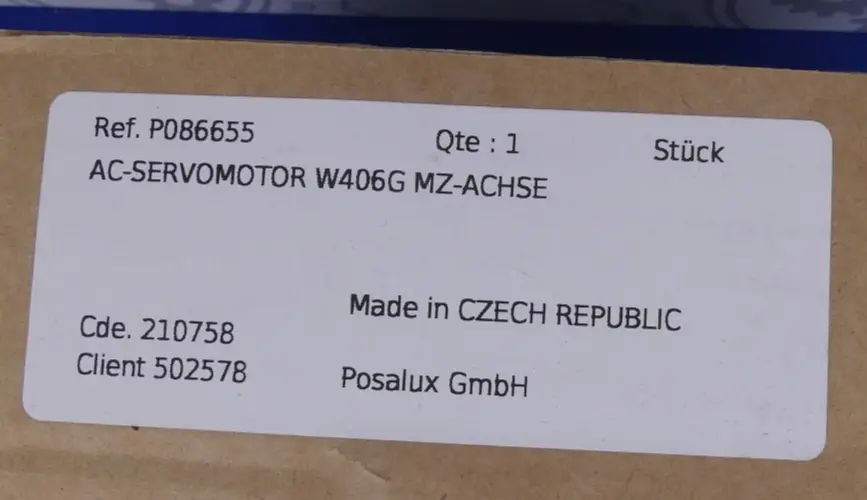 Produktfoto 1 von Posalux W406G MZ-Achse AC-Servomotor
