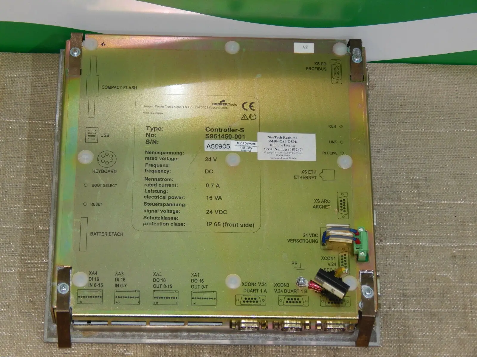 Produktfoto 1 von COOPER Tools Controller-S // S961450-001 Display used