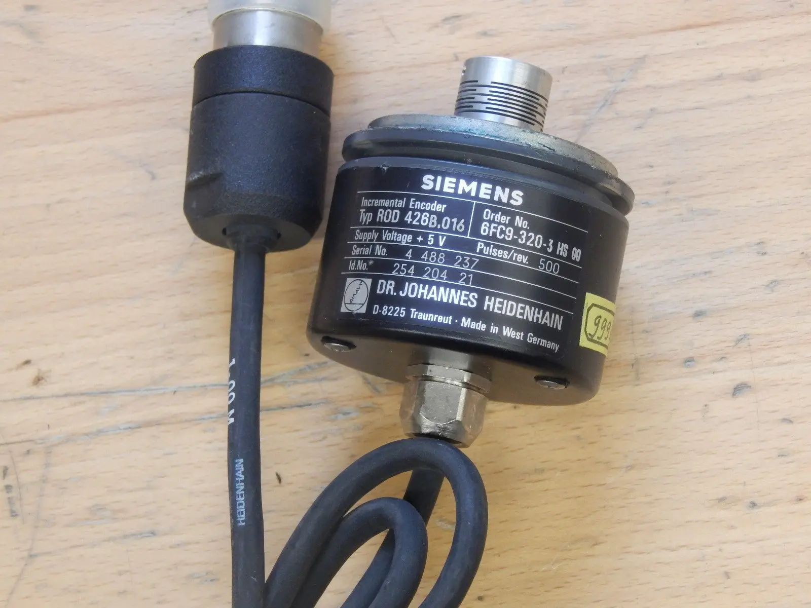 Produktfoto 1 von ENCODER ROD 426B.016 //Siemens 6FC9-320-3 HS 00  HEIDENHAIN ID 25420421