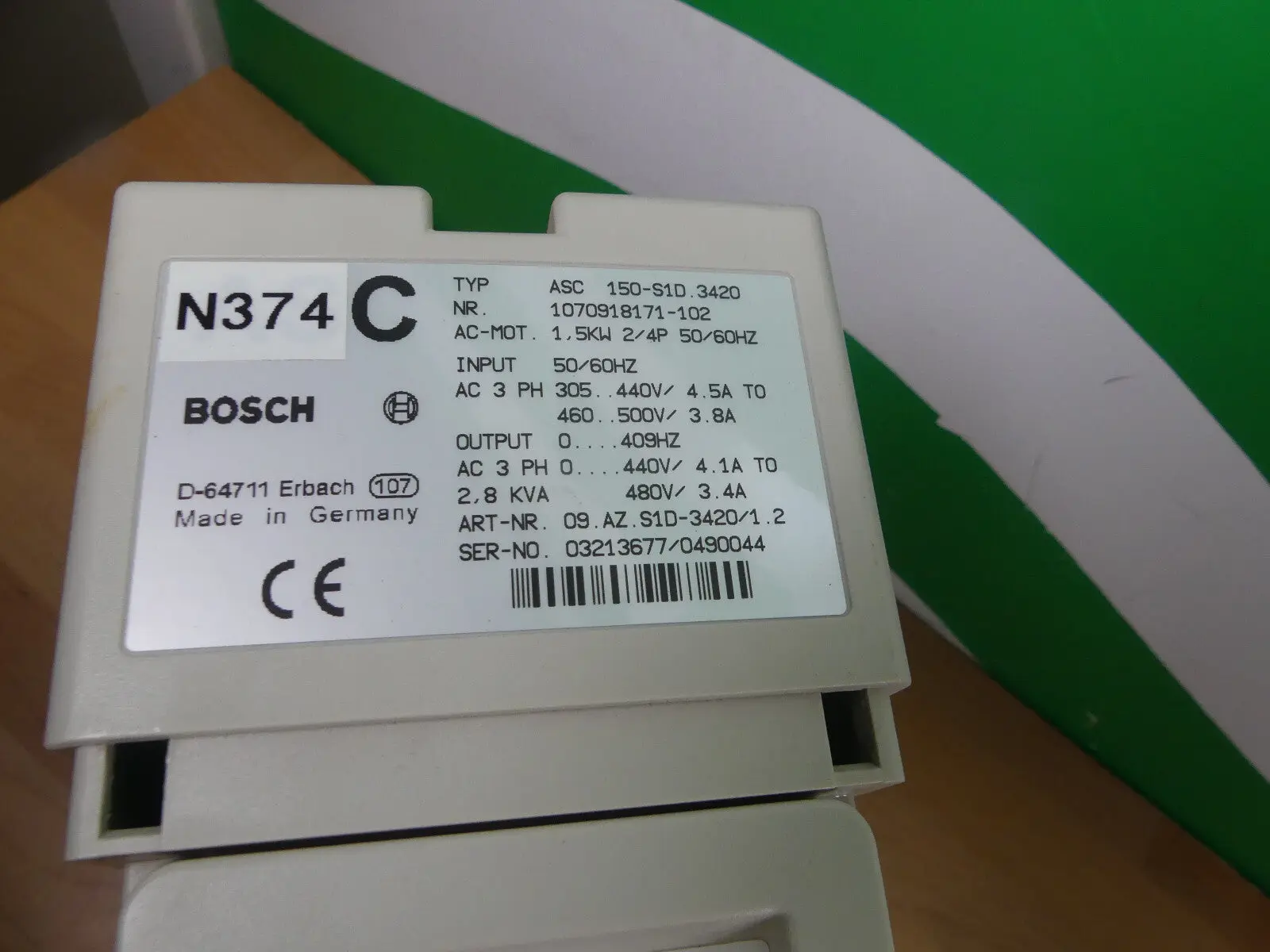 Produktfoto 1 von BOSCH ASC 150-S1D.3420